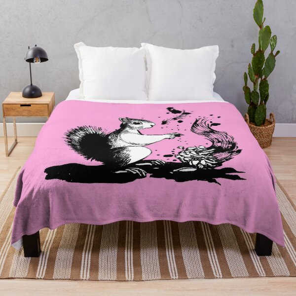 Item preview, A squirrel doing magic, pink designed and sold by etherElric.