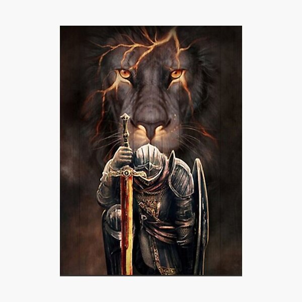 Item preview, Lion And Warrior for Jesus Christ designed and sold by Rowena Jones.