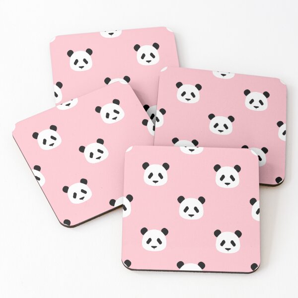 Item preview, Pink - Minimalist Pandas designed and sold by Amanda Roos.