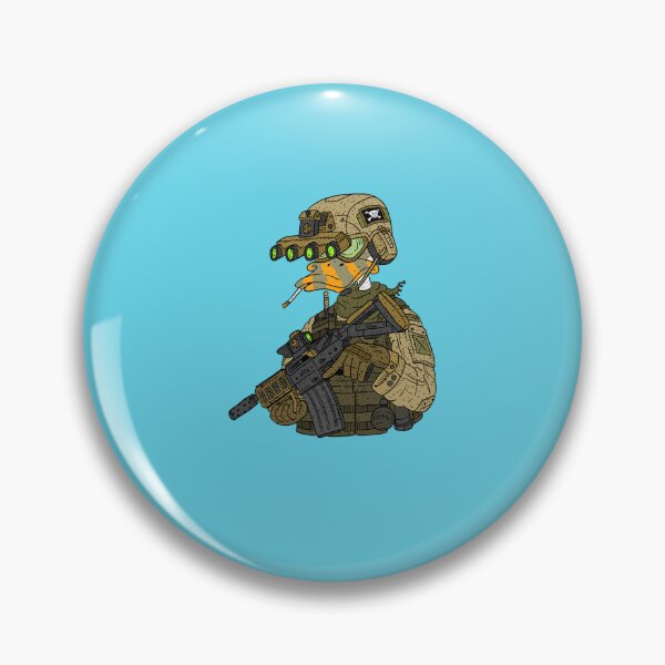 Item preview, special forces duck. army soldier.  Sticker designed and sold by MargittaOtt.