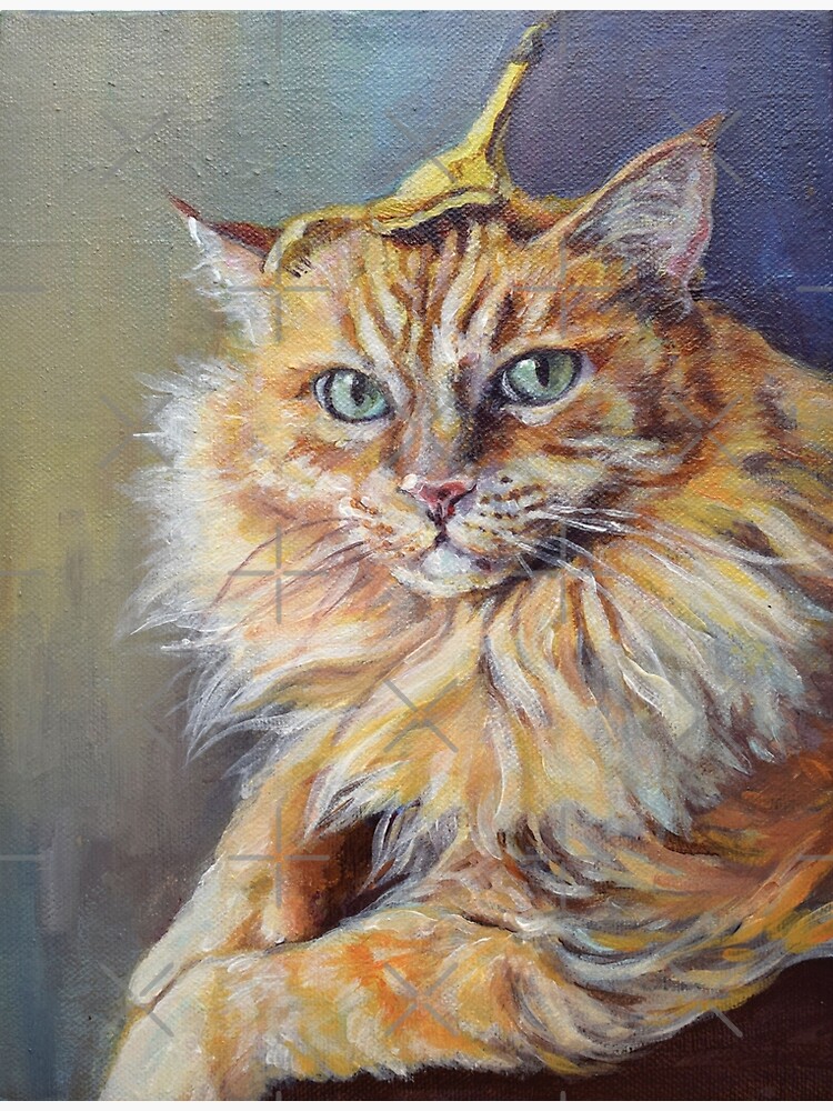 "Banana Cat Banana Hat" Poster for Sale by ChasingBirds Redbubble