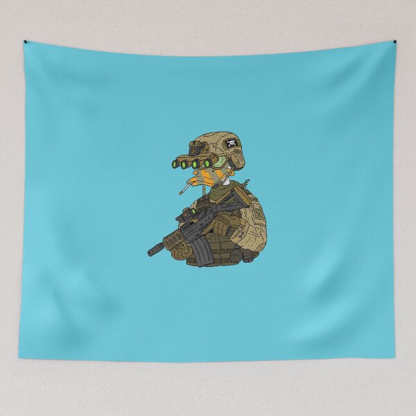 Item preview, special forces duck. army soldier.  Sticker designed and sold by MargittaOtt.