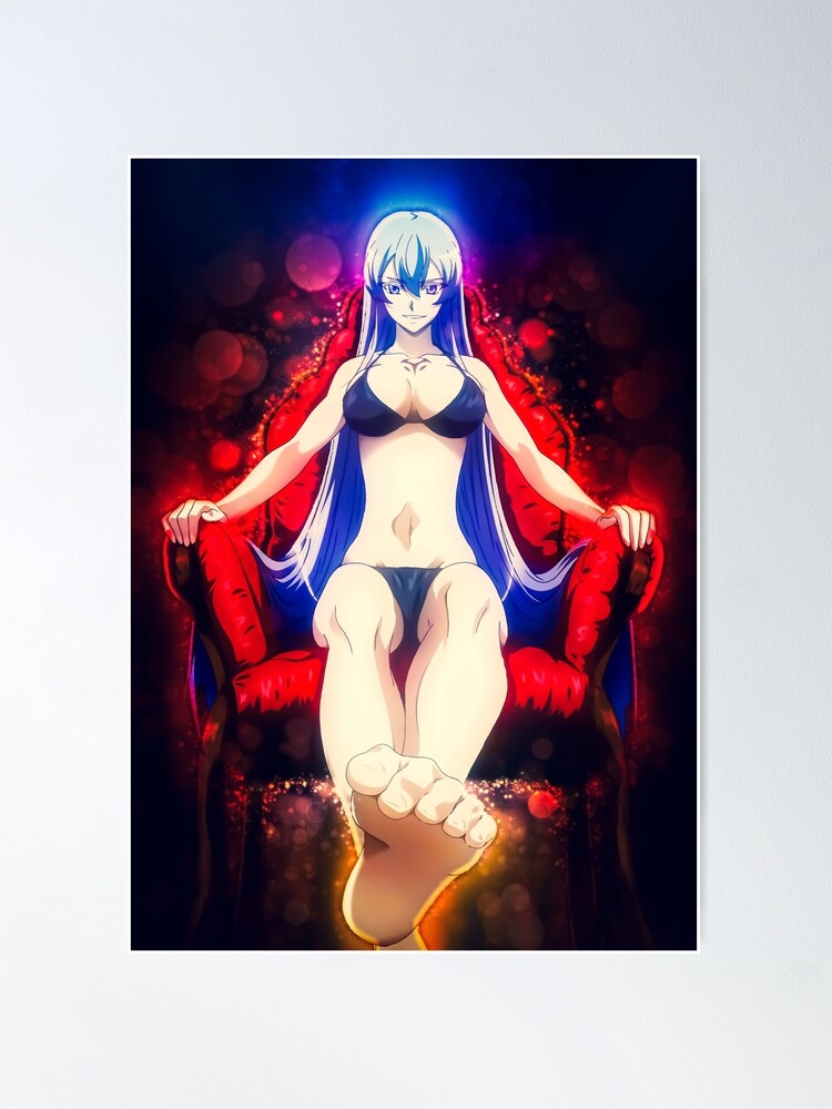 Esdeath Akame Ga Kill Anime Poster for Sale by Spacefoxart