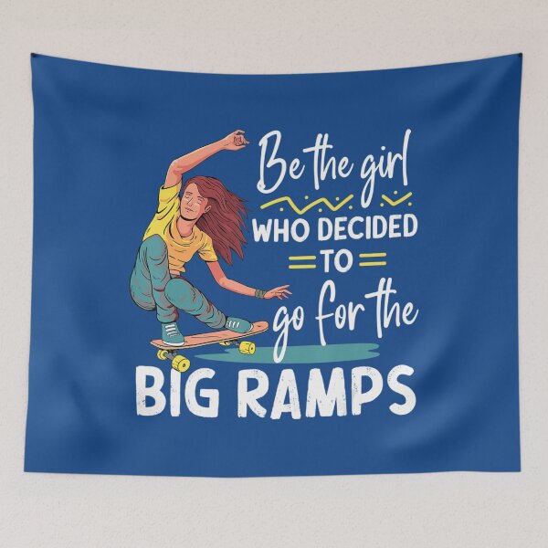 Item preview, Skateboard Girl Big Ramps Motivational designed and sold by TrungRew.