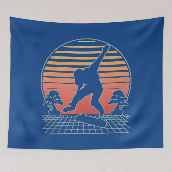 Item preview, Skateboard Futuristic Retro Skateboarding Skater Motif designed and sold by TrungRew.