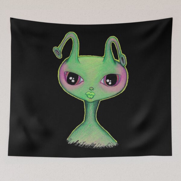 Item preview, Alienne the Alien Girl designed and sold by Nalinne Jones.