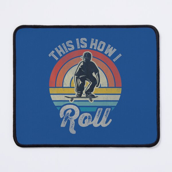 Item preview, Skateboard Deck This Is How I Roll Retro Sunset Skater designed and sold by TrungRew.