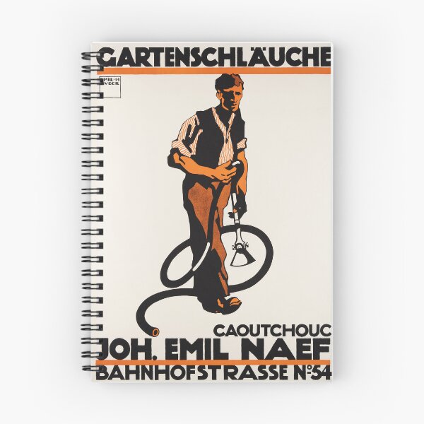 Item preview, GARTENSCHLAUCHE JOH EMIL NAEF 1925 German Garden Hose Poster designed and sold by retroposters.