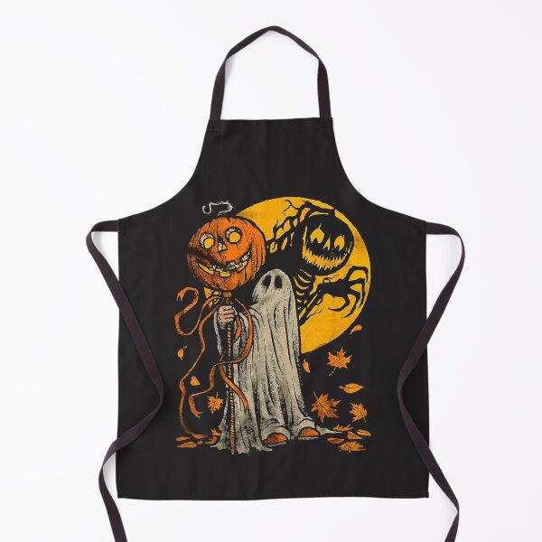 Item preview, Cute Halloween Pumpkin Ghost Autumn Leaves Graphic Art designed and sold by okieokeke8.