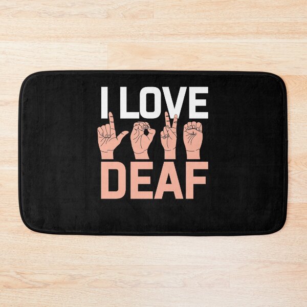 Item preview, I love deaf ASL  be kind deaf not rude  designed and sold by ArtByMigdad.