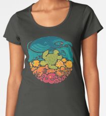 Wasser-Regenbogen Frauen Premium T-Shirts