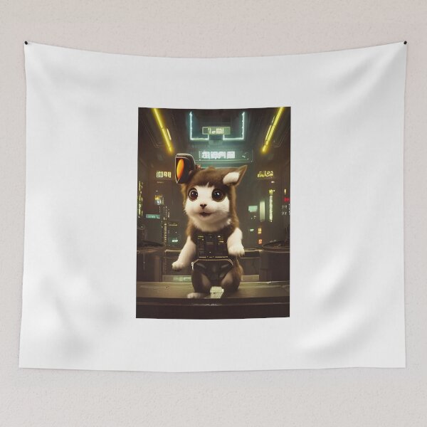 Item preview, Very Cute Fluffy Cyborg Unreal Engine 003 designed and sold by GGTS-Art.