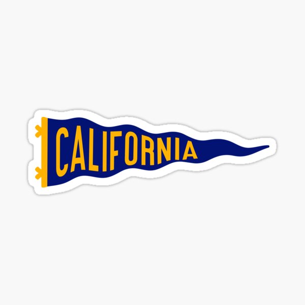 Item preview, Retro California Pennant designed and sold by TwoTenDesign.