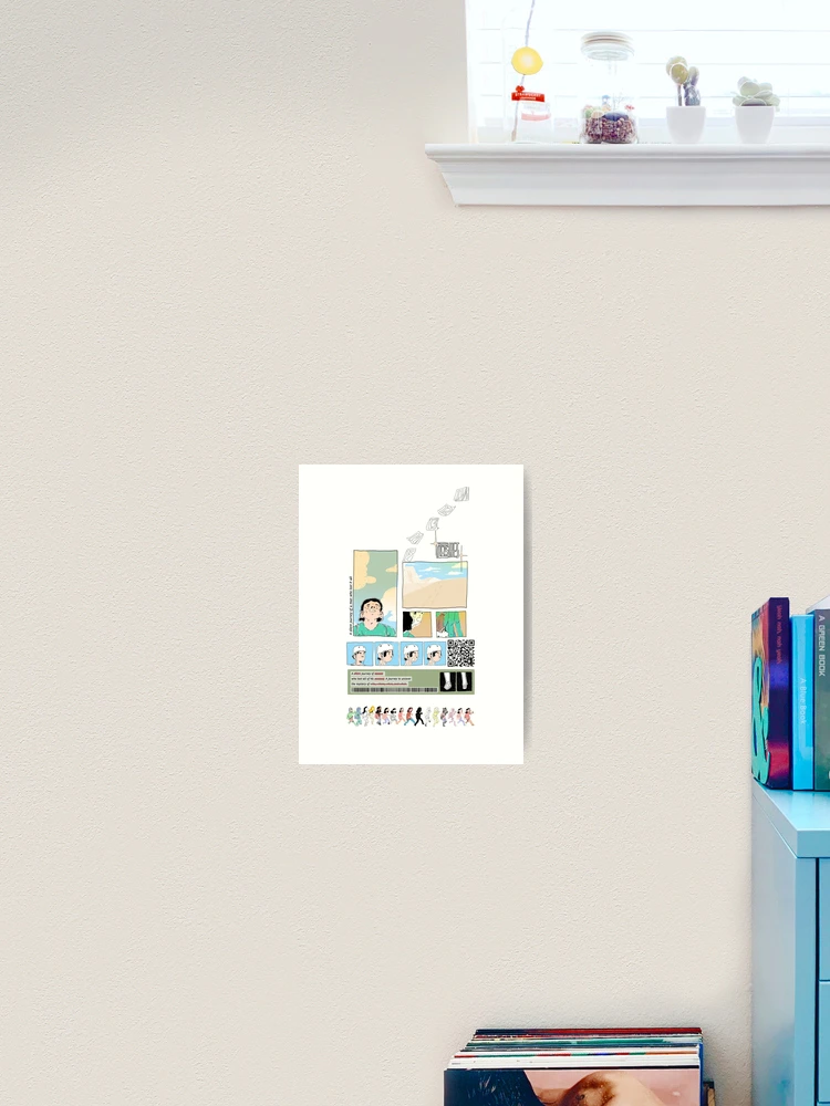 Thumbnail 2 of 3, Art Print, Flashes comic designed and sold by Childish by Design.