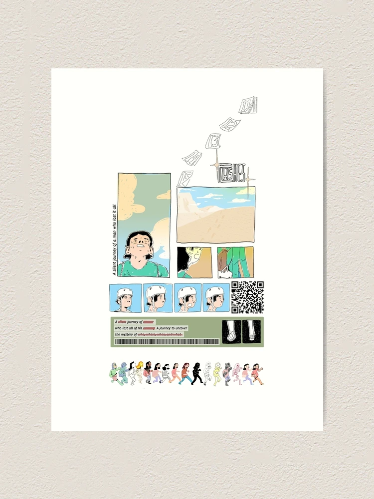 Thumbnail 1 of 3, Art Print, Flashes comic designed and sold by Childish by Design.