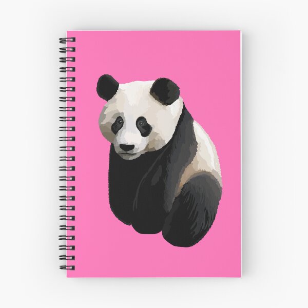 Artikelvorschau, Hot Pink - Realistische Riesenpanda-Illustration entworfen und verkauft von Amanda Roos.