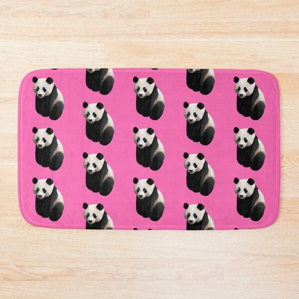 Item preview, Hot Pink - Realistic Giant Panda Illustration designed and sold by Amanda Roos.