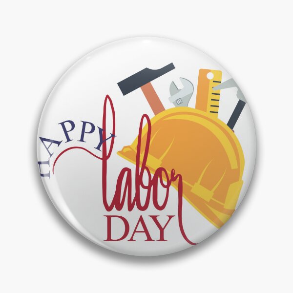 Item preview, Happy Labor Day Illustration designed and sold by RED by Arcanum Studio.
