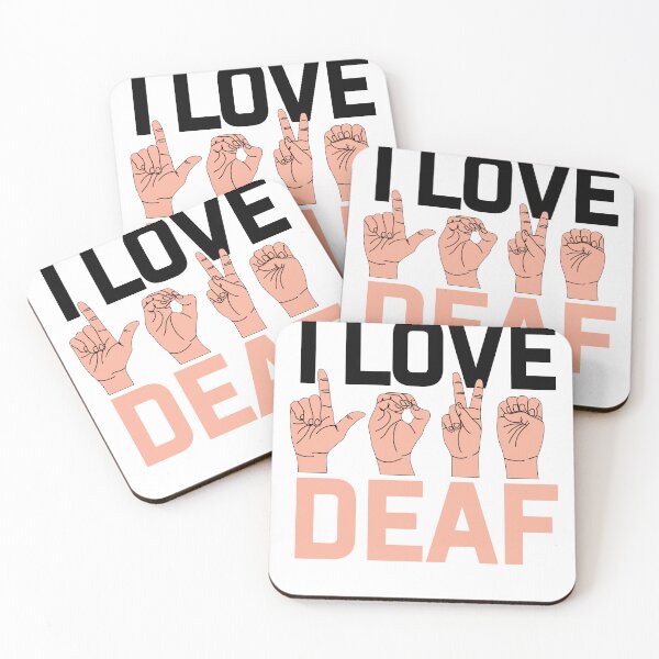Item preview, I love deaf ASL  be kind deaf not rude  designed and sold by ArtByMigdad.