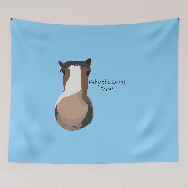 Item preview, Why the Long Face? designed and sold by katiek-franklin.