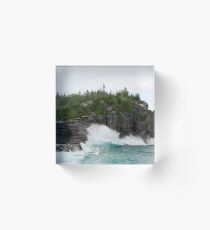 Where sea meets land Acrylic Block
