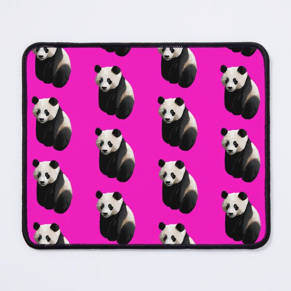 Item preview, Shocking Pink - Realistic Giant Panda Illustration designed and sold by Amanda Roos.
