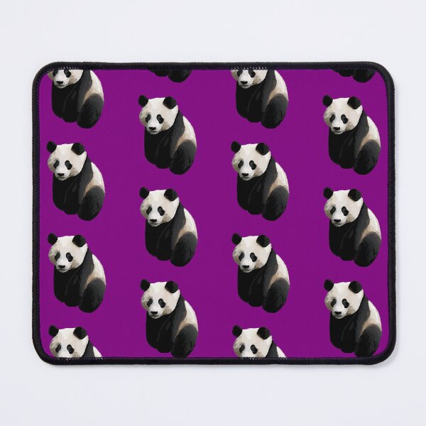 Item preview, Purple - Realistic Giant Panda Illustration designed and sold by Amanda Roos.