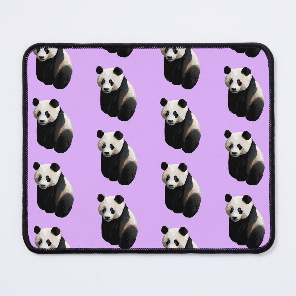 Item preview, Mauve Purple - Realistic Giant Panda Illustration designed and sold by Amanda Roos.