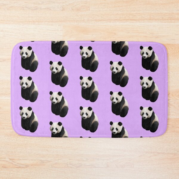 Item preview, Mauve Purple - Realistic Giant Panda Illustration designed and sold by Amanda Roos.