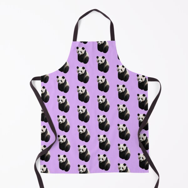 Item preview, Mauve Purple - Realistic Giant Panda Illustration designed and sold by Amanda Roos.
