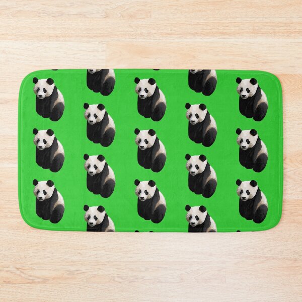 Item preview, Lime Green - Realistic Giant Panda Illustration designed and sold by Amanda Roos.
