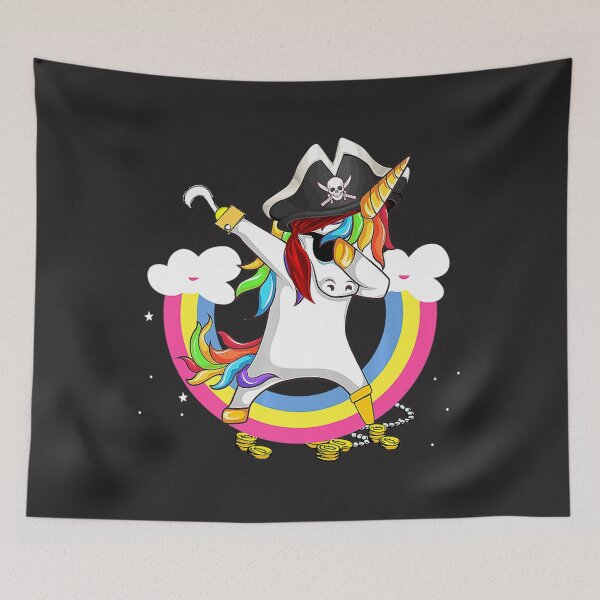 Item preview, Cute Pirate Magical Unicorn Fun Awesome Halloween Costume   designed and sold by okieokeke8.