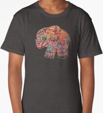 Vintage Elephant Long T-Shirt