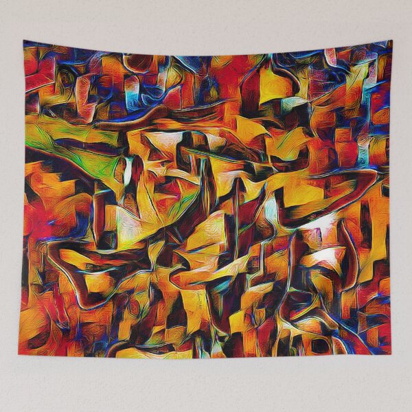 Item preview, Bohemian Holiday - Cubist Festival of Fauvist Beatnik Tones and Textures  designed and sold by Lawrence White.