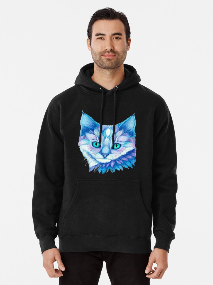 Cat Lightning T Shirt Pullover Hoodie By Kimoufaster Redbubble - lightning t shirt roblox