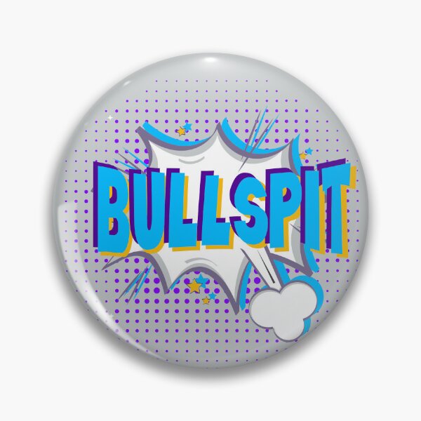 Item preview, Funny Retro Comic Style Bull Spit! the non-cussing cussing design. designed and sold by jamie Omahen.