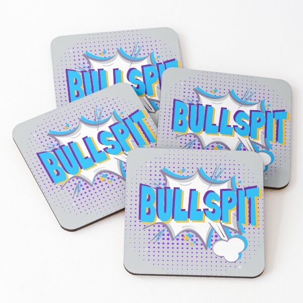 Item preview, Funny Retro Comic Style Bull Spit! the non-cussing cussing design. designed and sold by jamie Omahen.