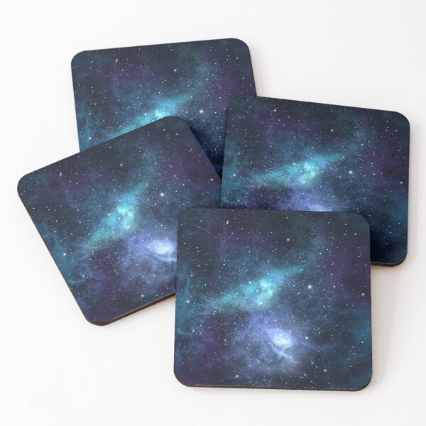 Item preview, Aqua Cosmos Galaxy Art designed and sold by amalou.