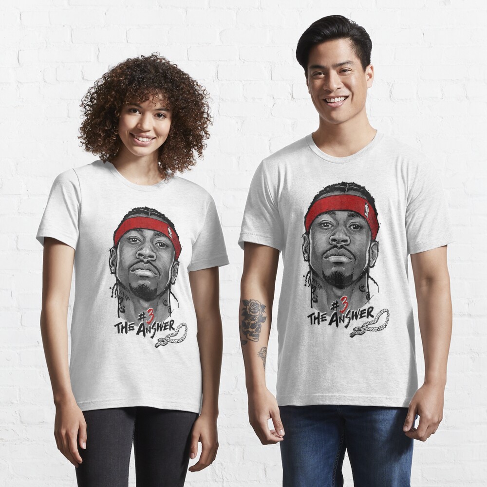 ALLEN IVERSON THE ANSWER 3 ILLUSTRATION Active T-Shirt for Sale by  Aram-Baldwin
