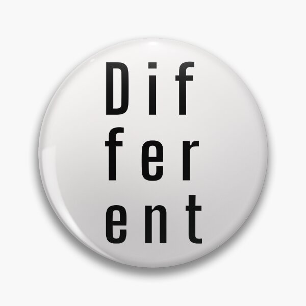 Item preview, Different. Typography. Black Text. Lower case designed and sold by JellyBeenzz.