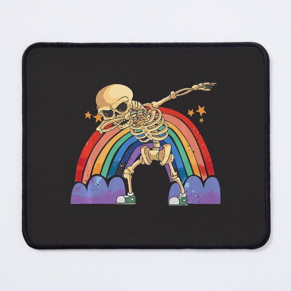 Item preview, Cute Skeleton Dabbing Lazy Halloween Costume Skull Rainbow designed and sold by okieokeke8.