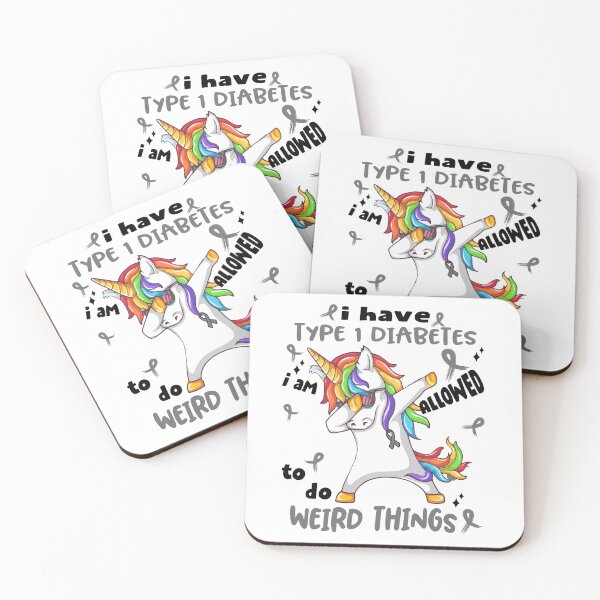 Item preview, Type 1 Diabetes Awareness Funny I have Type 1 Diabetes i'm allowed to do Weird Things! designed and sold by JanetShop809.