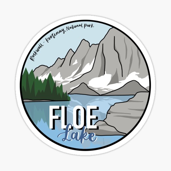 Floe Lake Sticker