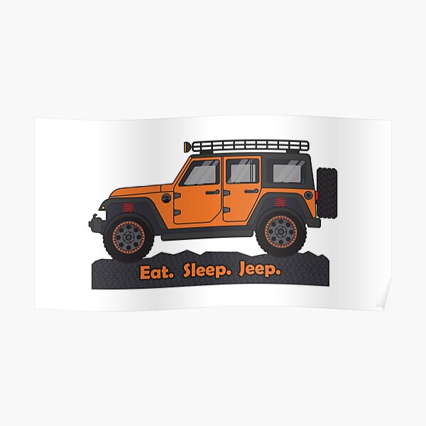 4x4 Jeep Posters | Redbubble