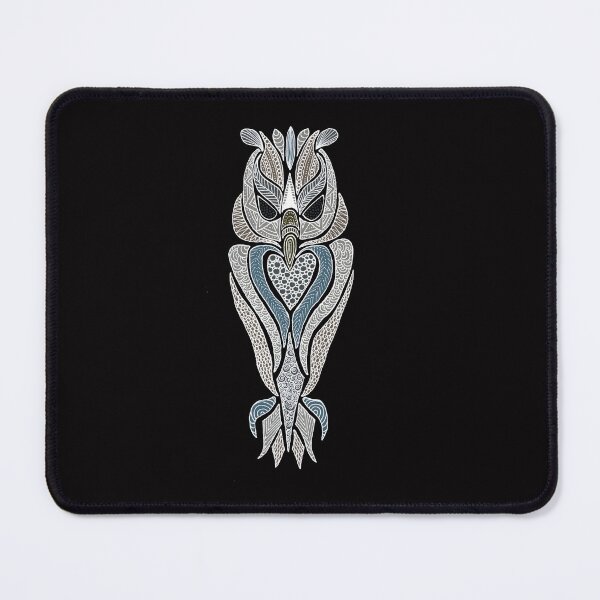 Item preview, Wood Owl on Black designed and sold by Karen Todman -Aroca Designs-.