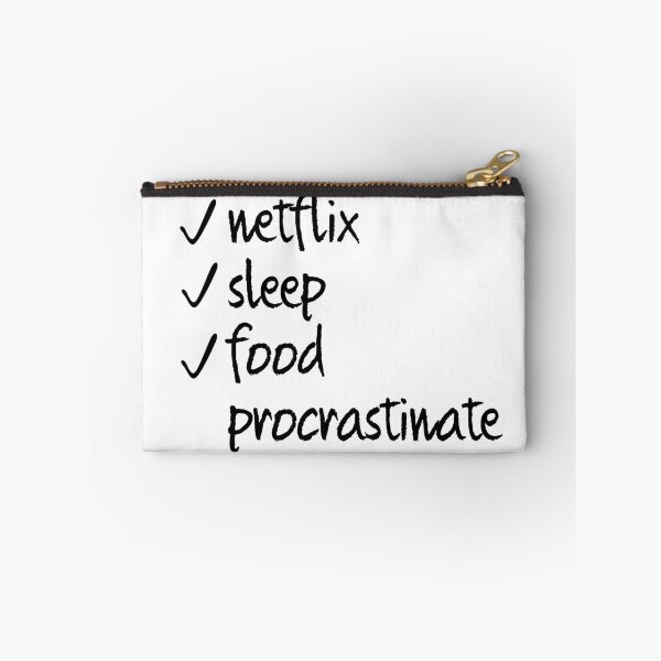 Item preview, Netflix, Sleep, Food, Procrastinate designed and sold by artsydoodles.