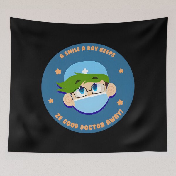 Item preview, A smile a day keeps ze good doctor away! Classic  designed and sold by toniafelj7.