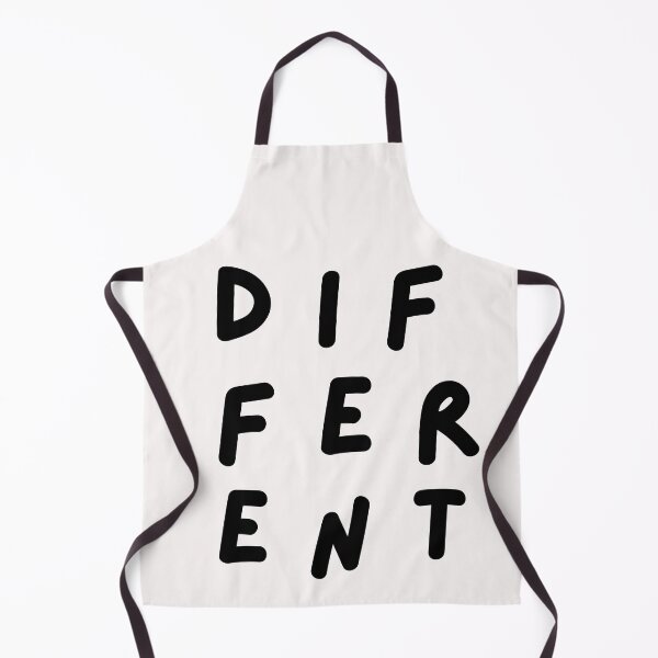 Item preview, Different. Typography. Handwritten Black Text. Capitals designed and sold by JellyBeenzz.