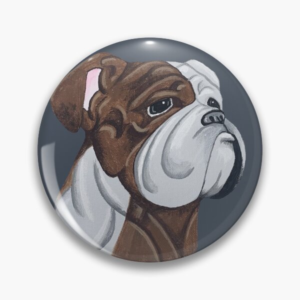 Item preview, Original Bulldog Acrylic Painting designed and sold by katiek-franklin.