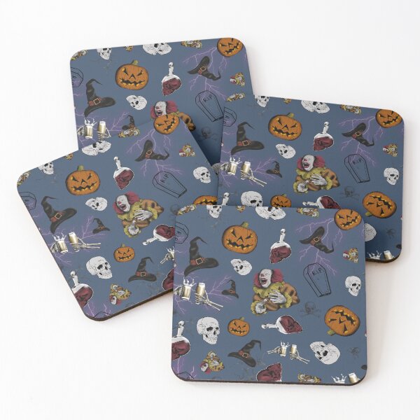 Item preview, Moody clown and skulls designed and sold by andrasdesignssss.